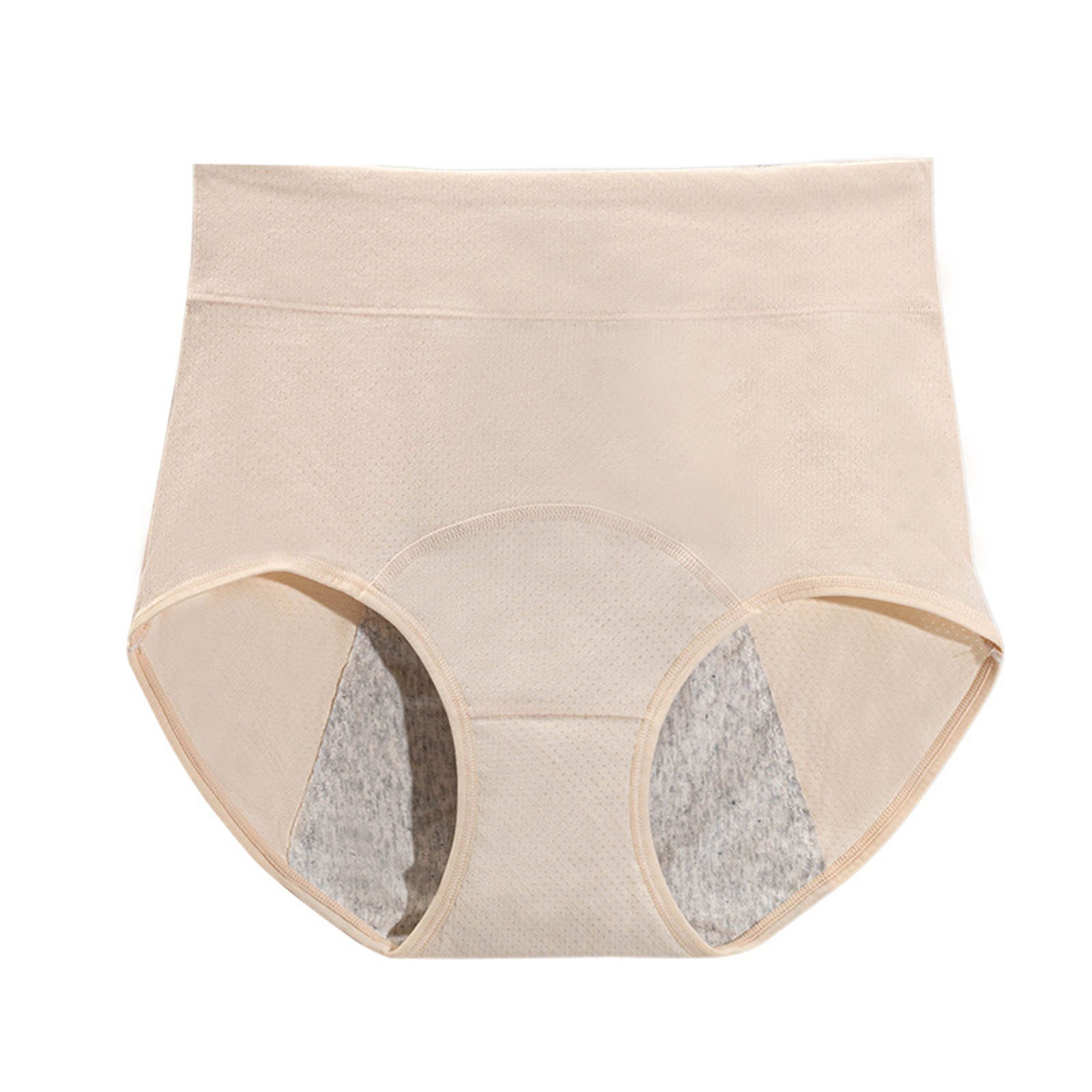 thumbnail image 4 of Braguitas sanitarias menstruales para mujer a prueba de fugas por delante y por detrás: cintura alta, entrepierna pura, tallas grandes, reutilizables y resistentes a las fugas para uso diurno y noc, 4 of 4